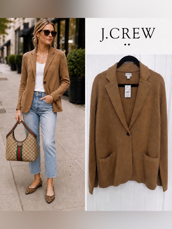 J. Crew Jackets & Blazers - ✨ J.Crew Sweater Blazer ✨